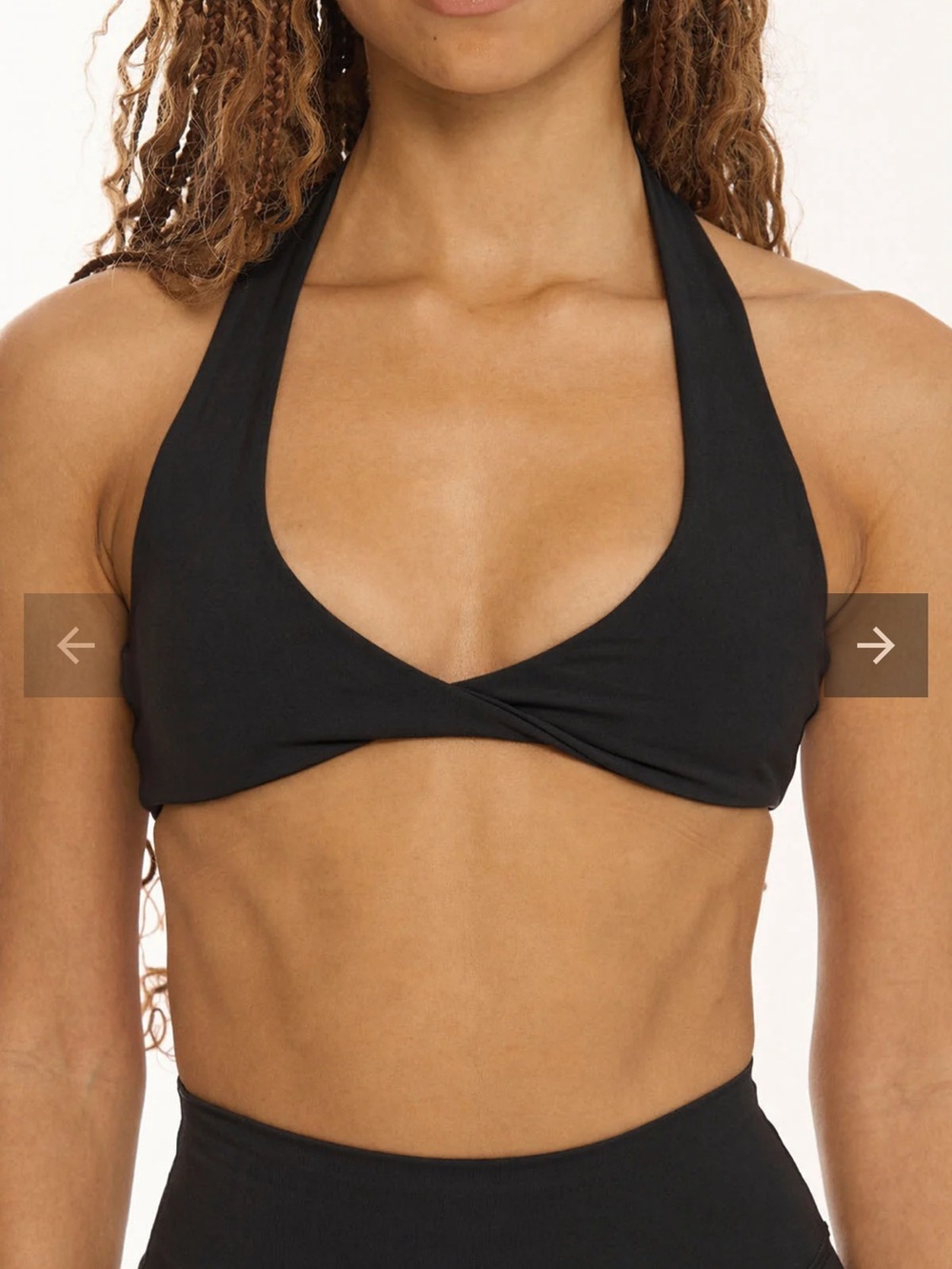 Women’s Azur Fit Black Twist Bra